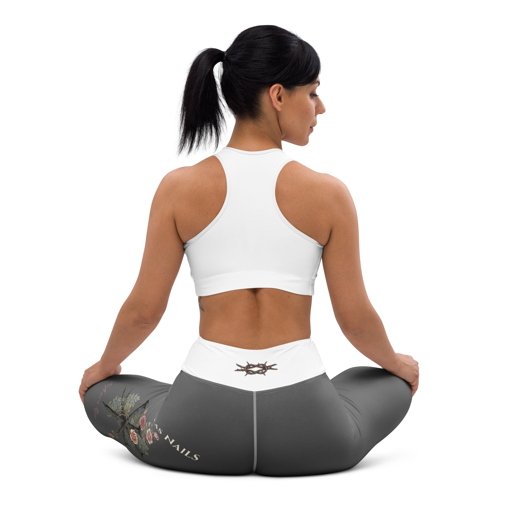 GRIT & Grace - "Hard as Nails, Soft as a Rose" Premium Yoga Leggings