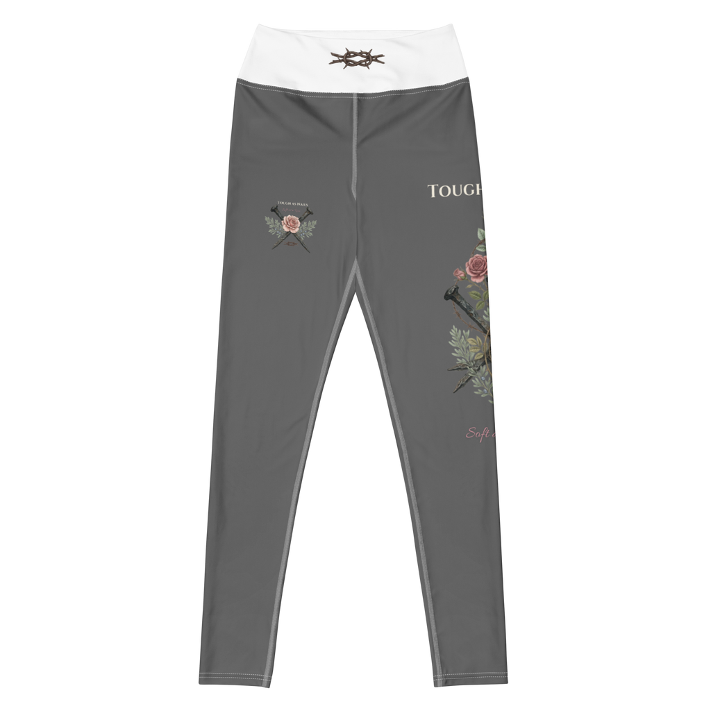 GRIT & Grace - "Hard as Nails, Soft as a Rose" Premium Yoga Leggings