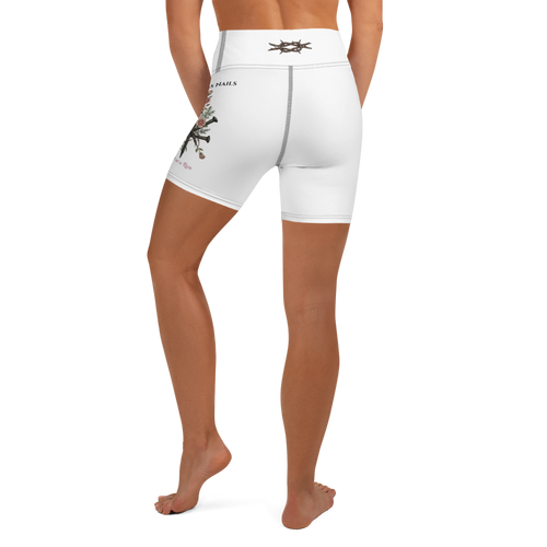 GRIT & Grace - "Hard as Nails" High-Waisted Yoga Shorts