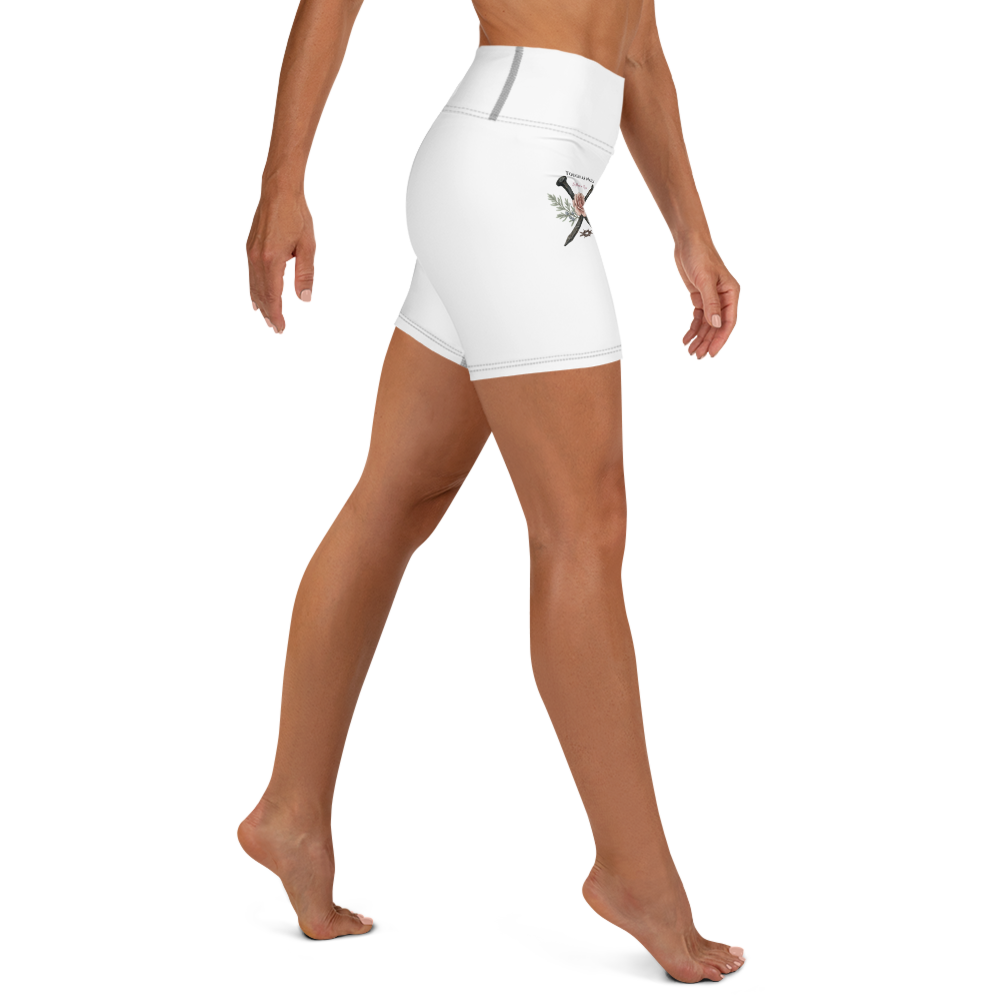 GRIT & Grace - "Hard as Nails" High-Waisted Yoga Shorts