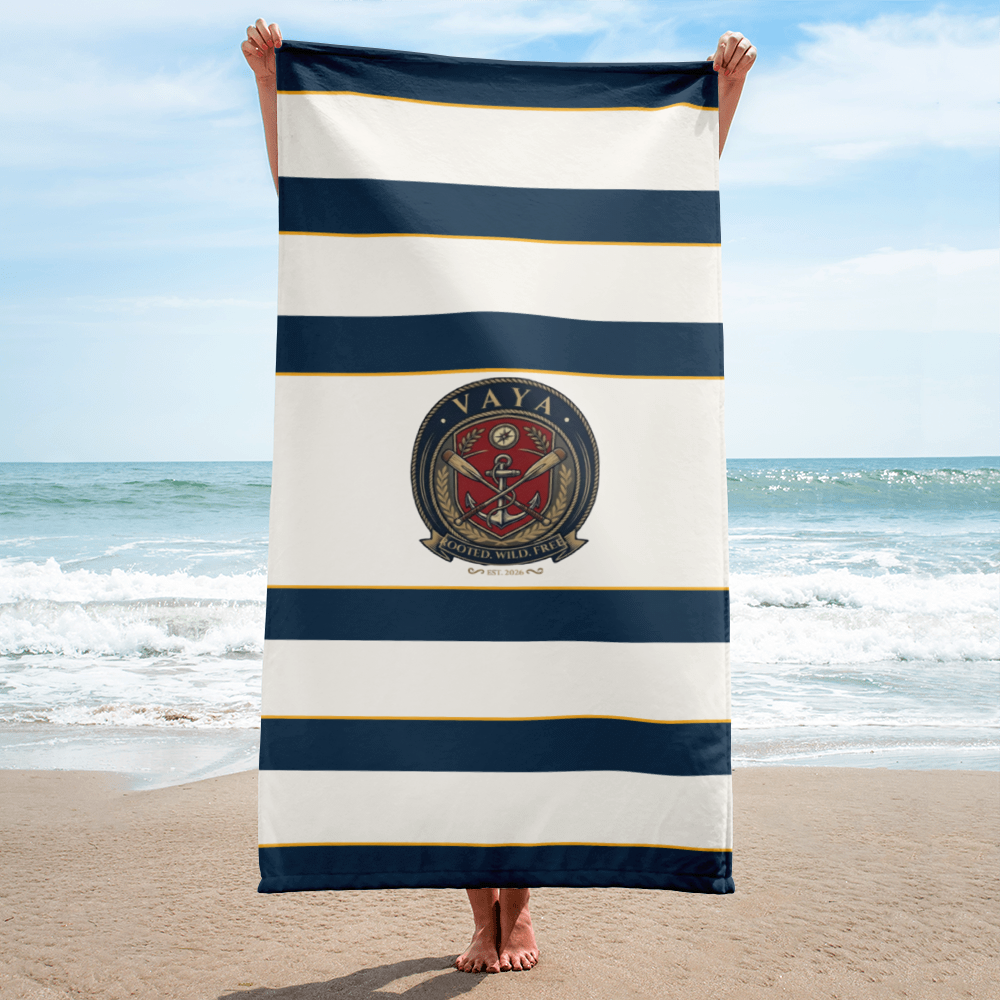 The Vintage Americana VAYA Heritage Crest Towel