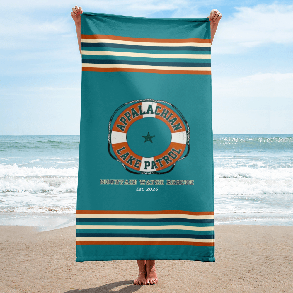 The Lifeguard Edition All-Over Print Beach Towel