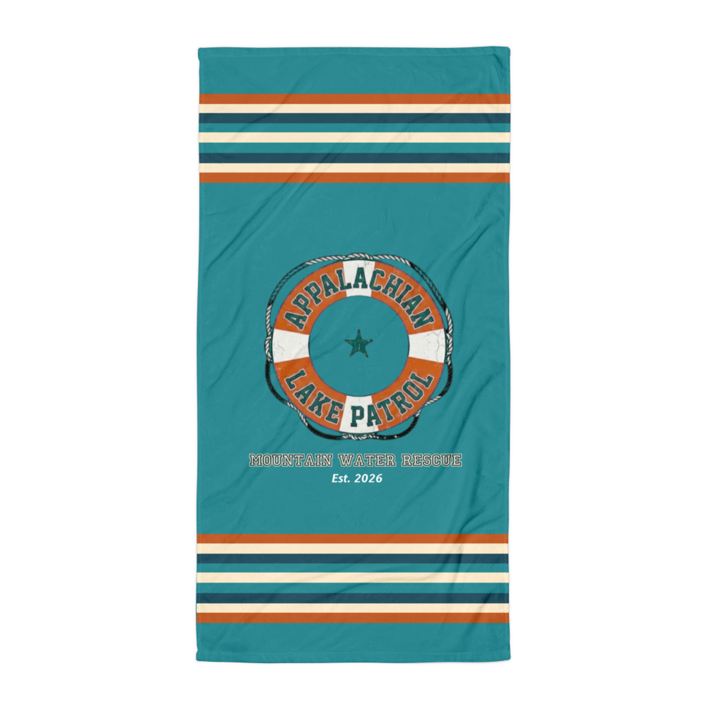 The Lifeguard Edition All-Over Print Beach Towel