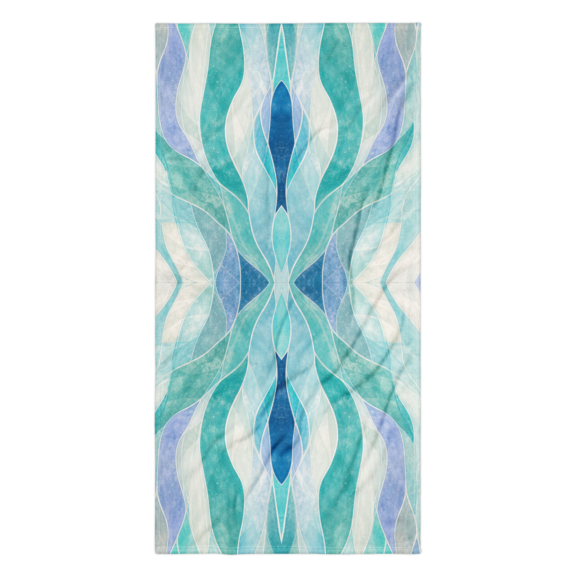 The Refined Elegance Hourglass Mosaic Premium Beach Towel