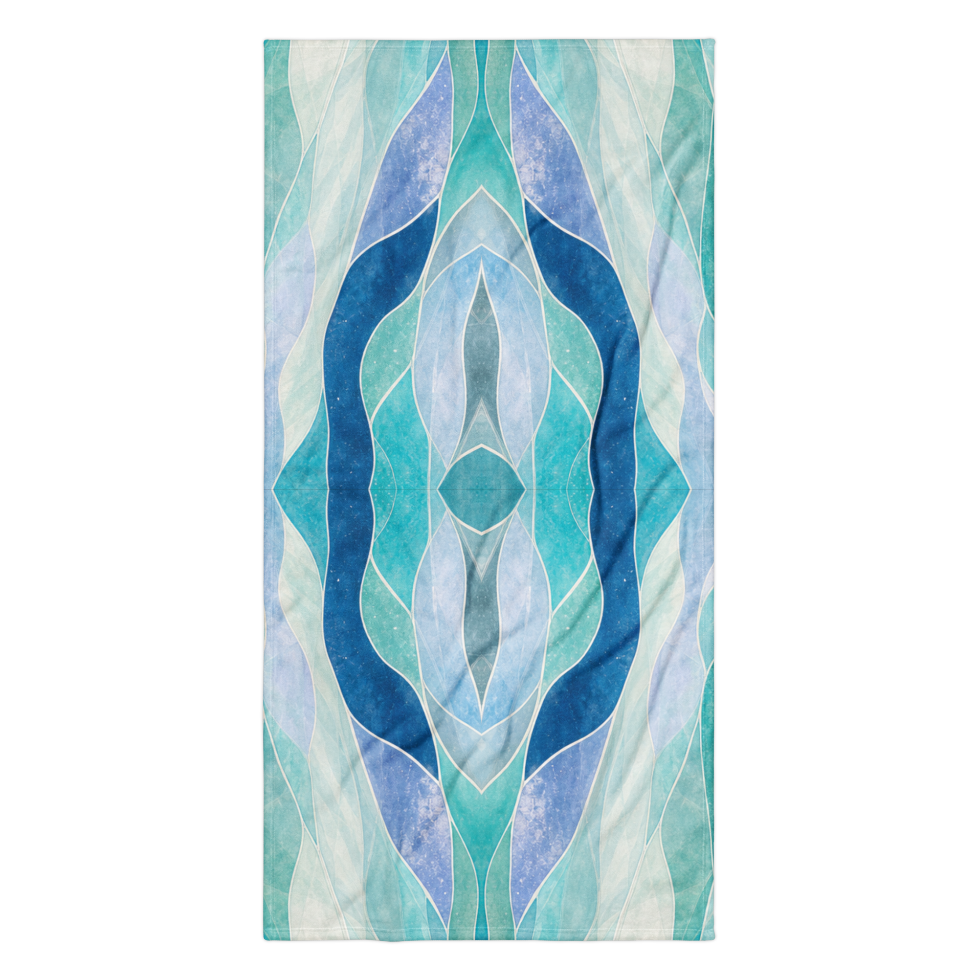 The Refined Elegance Diamond Chevron Premium Beach Towel
