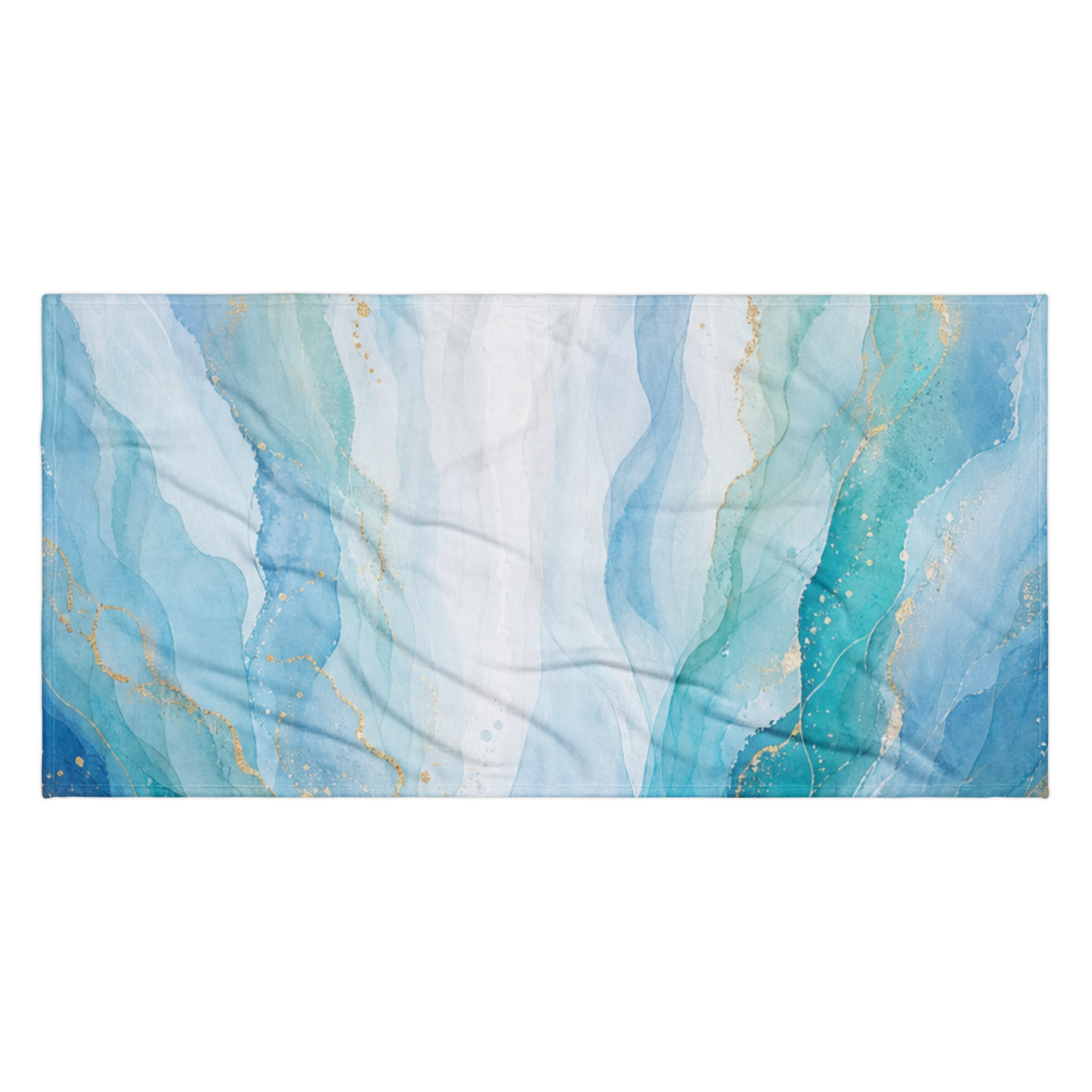 The Refined Elegance Seaglass Sky Premium Beach Towel
