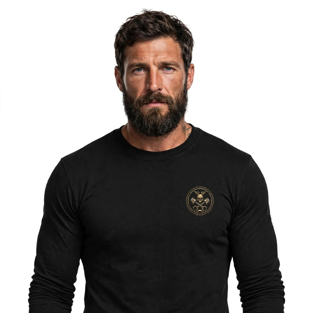 GRIT & Grace Motorcycle Club Graphic Long Sleeve Shirtheavyweight long sleeve tee copy