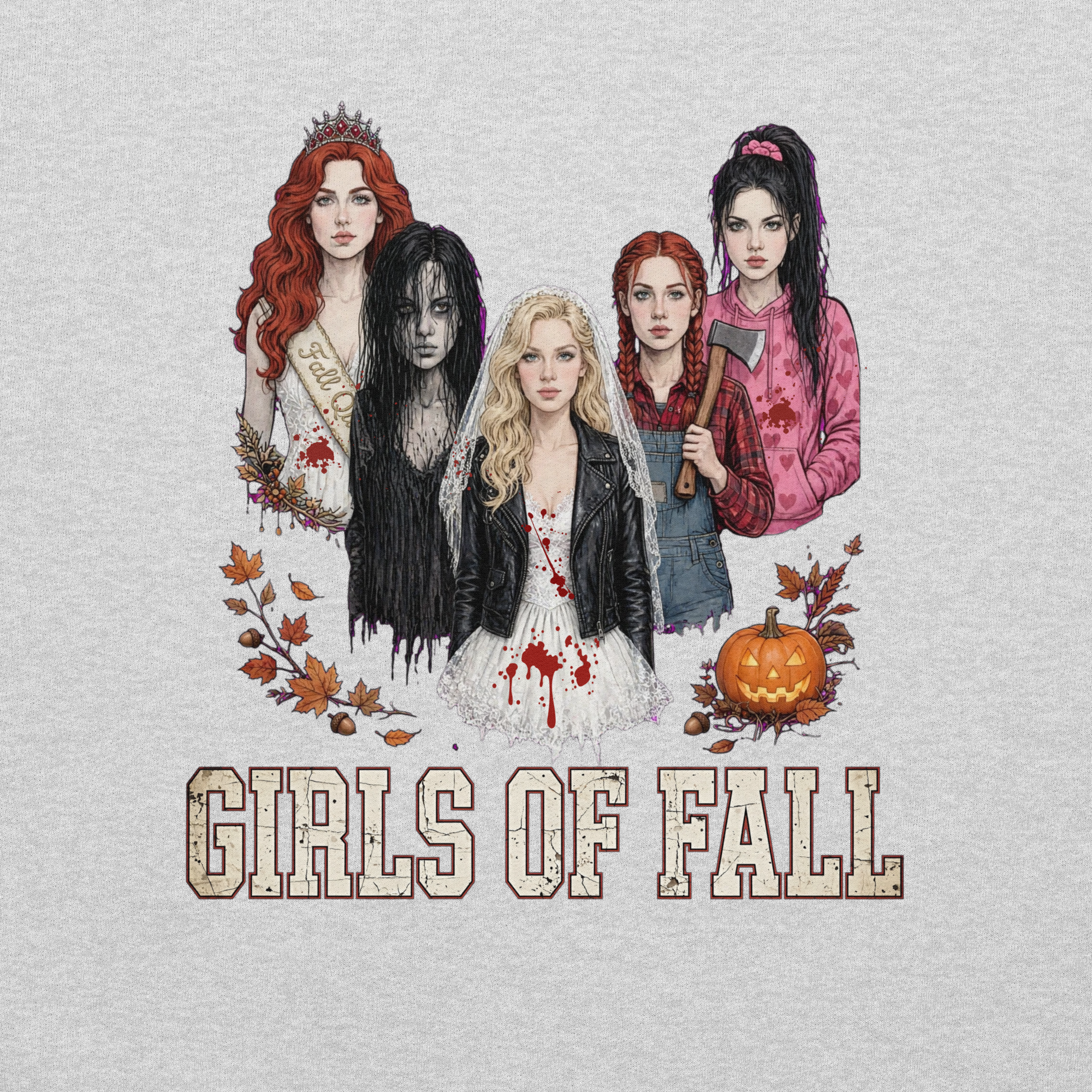 Vintage "Girls of Fall" Horror Edition