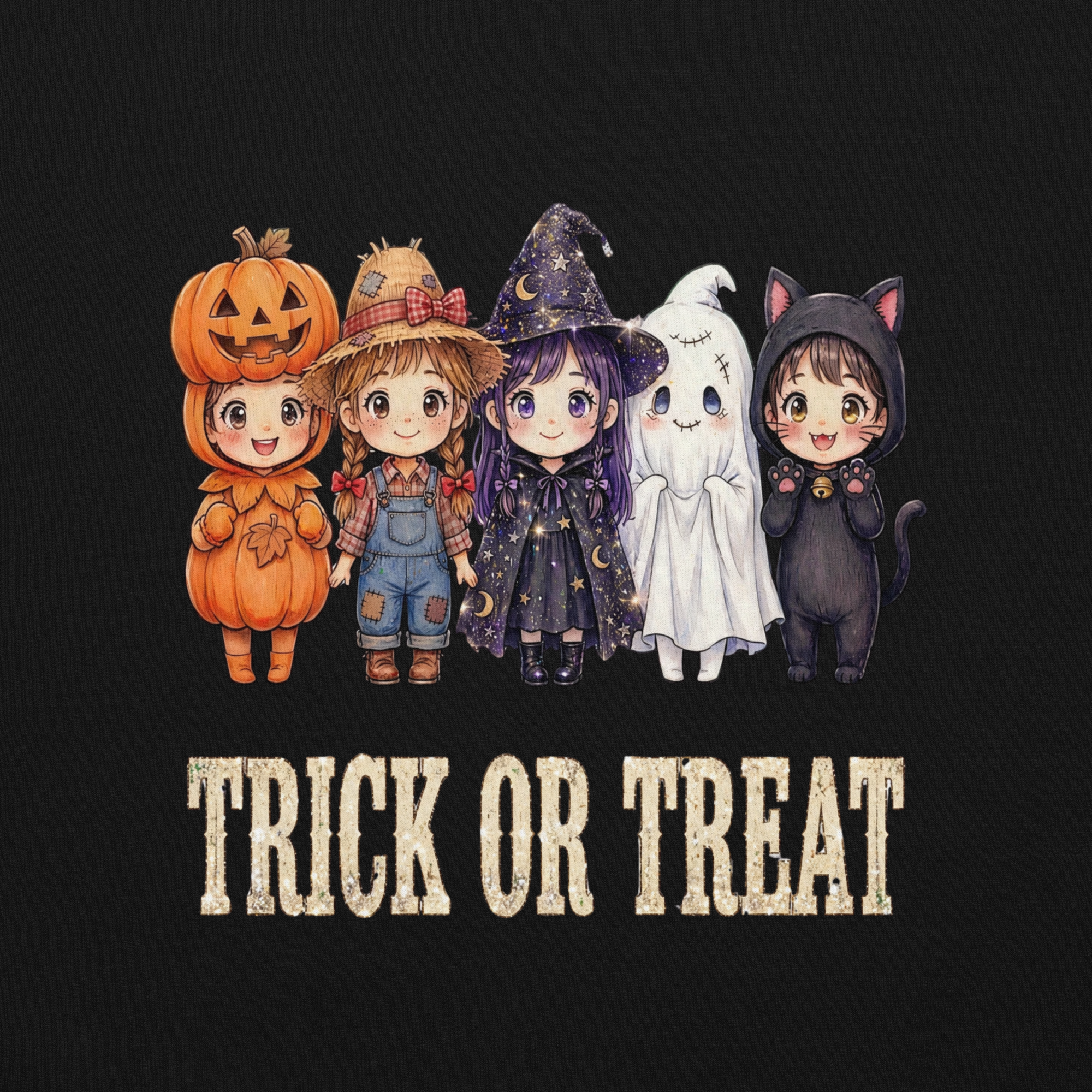 Vintage "Trick or Treat" Autumn Sweatshirt