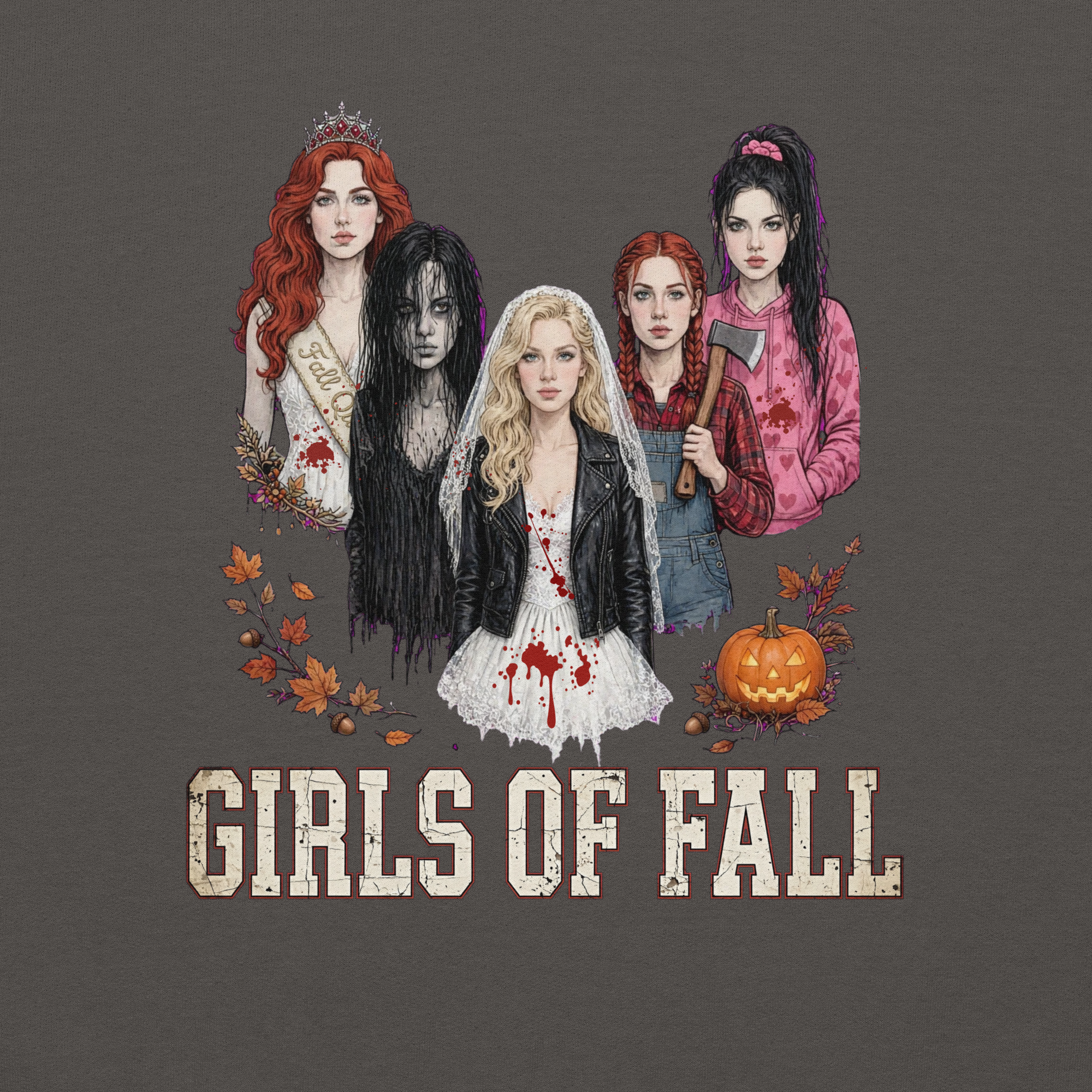 Vintage "Girls of Fall" Horror Edition