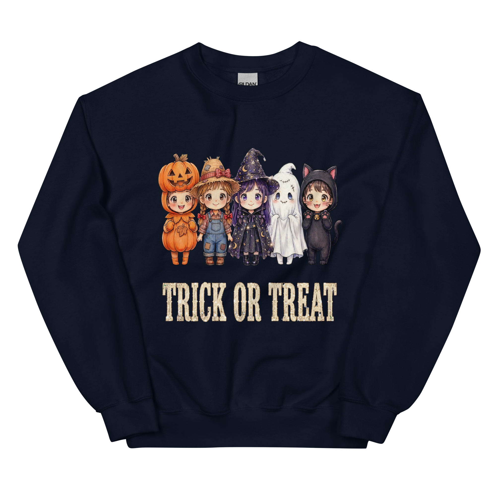 Vintage "Trick or Treat" Autumn Sweatshirt