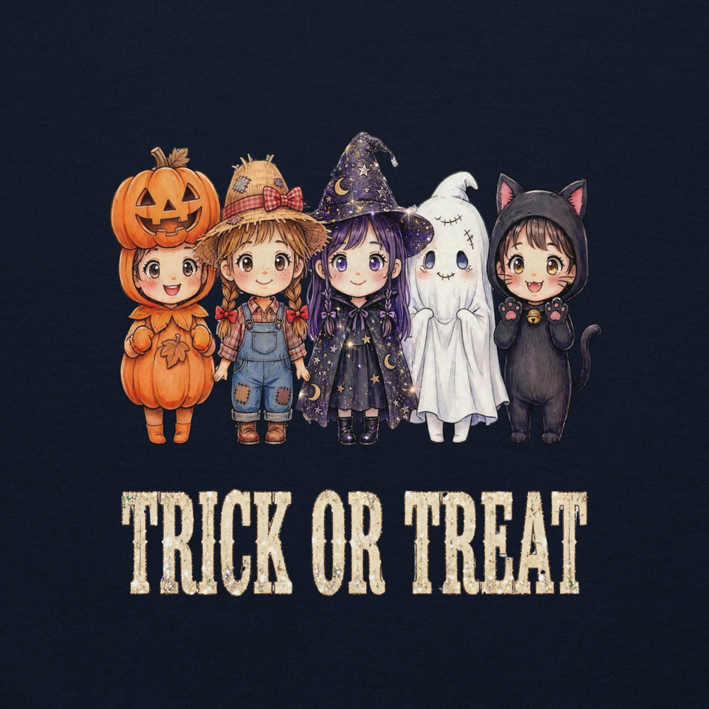 Vintage "Trick or Treat" Autumn Sweatshirt