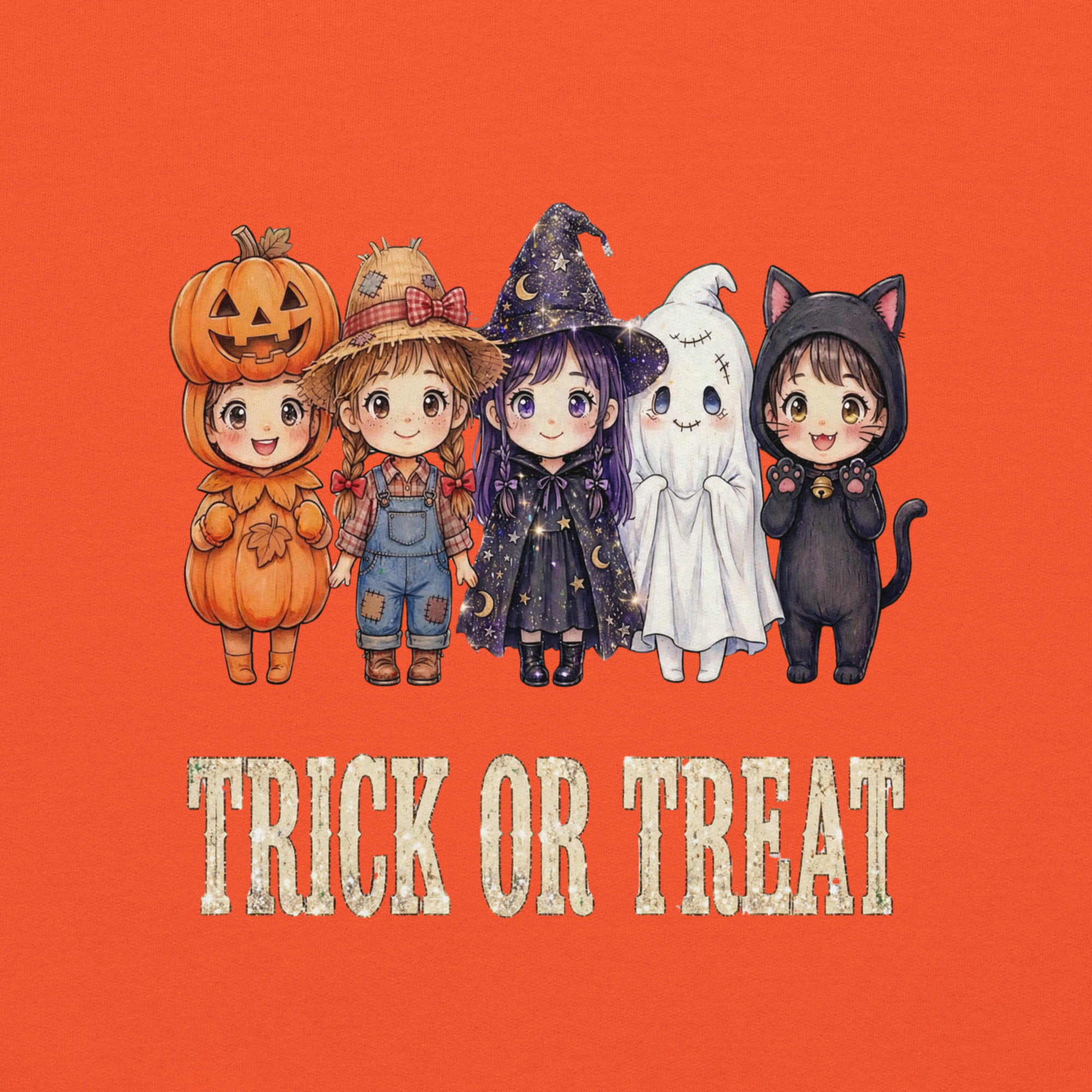 Vintage "Trick or Treat" Autumn Sweatshirt