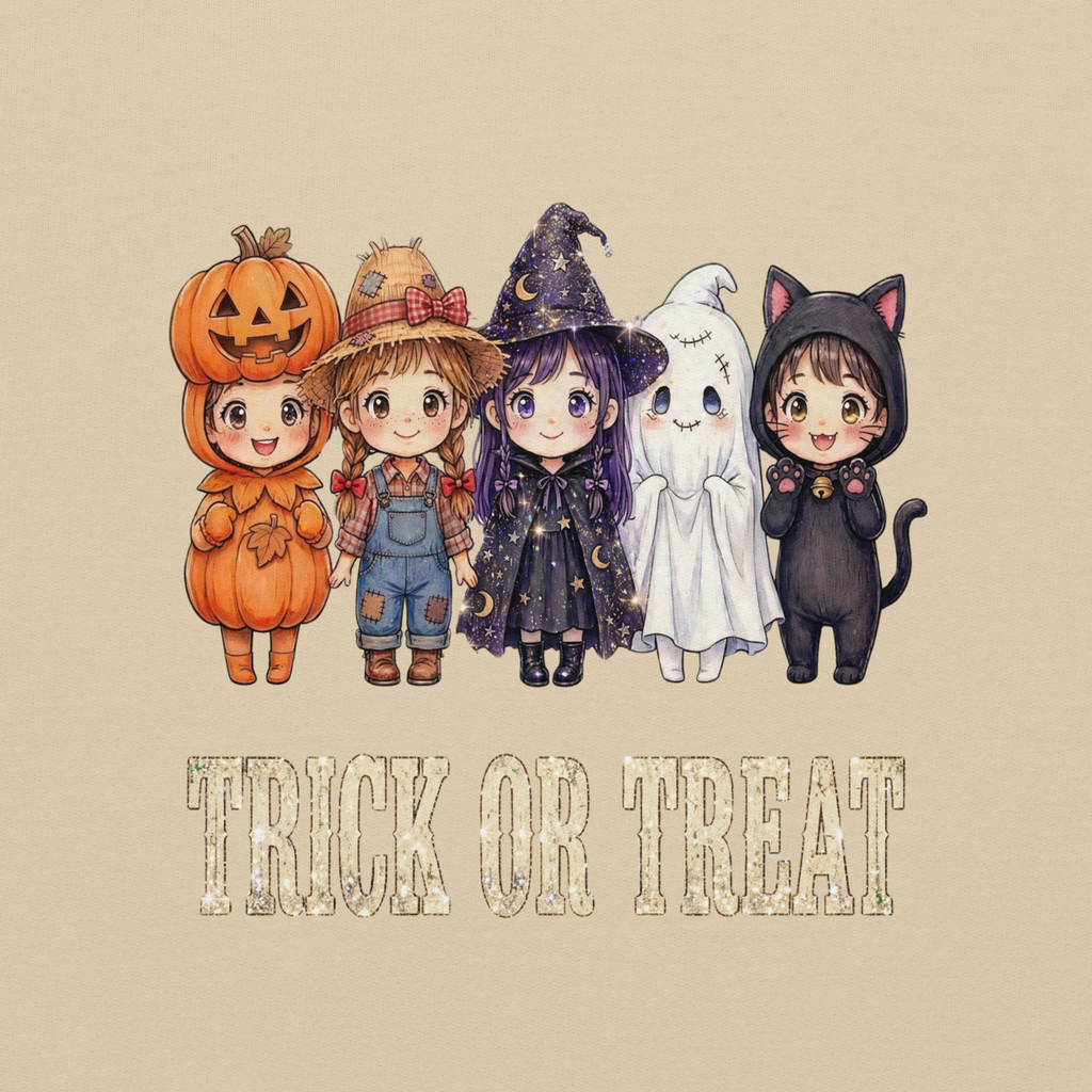 Vintage "Trick or Treat" Autumn Sweatshirt