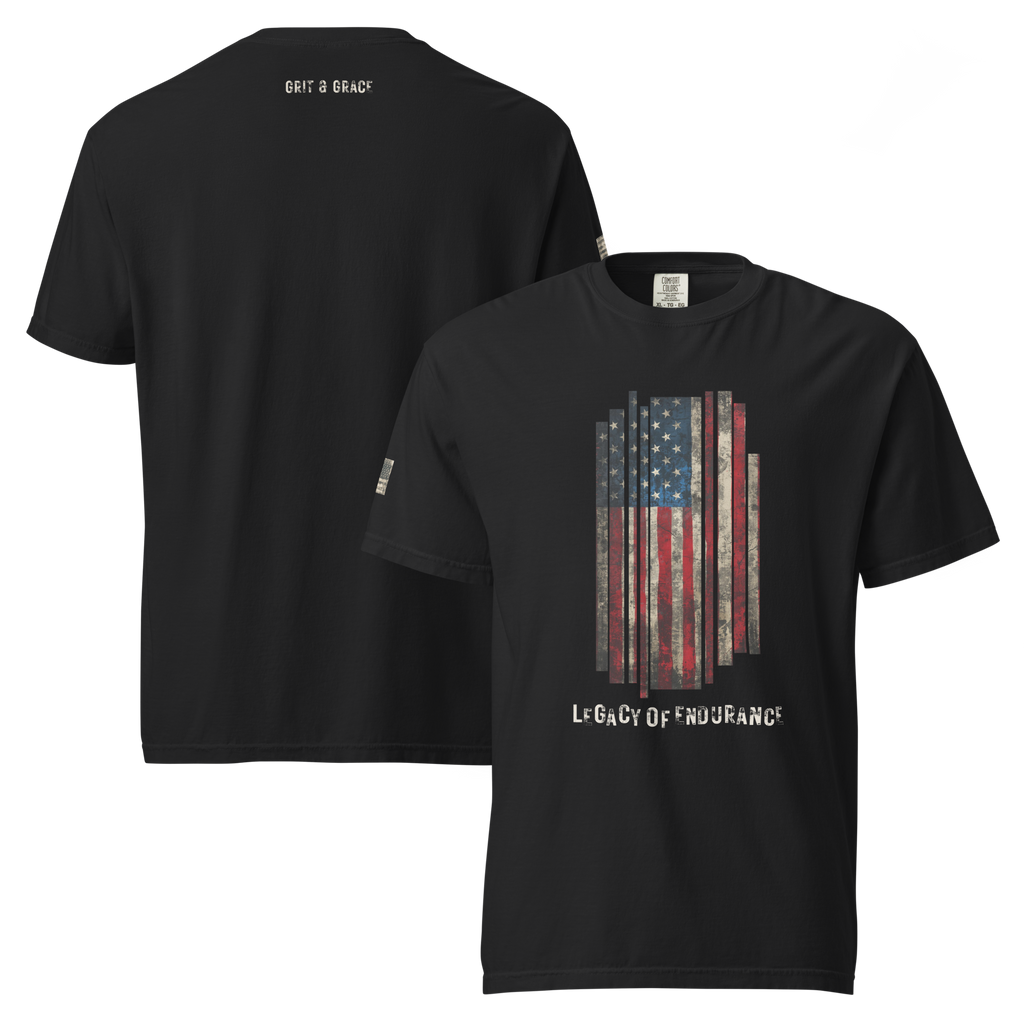 Legacy of Endurance | Signature Triple-Print Tee-dark