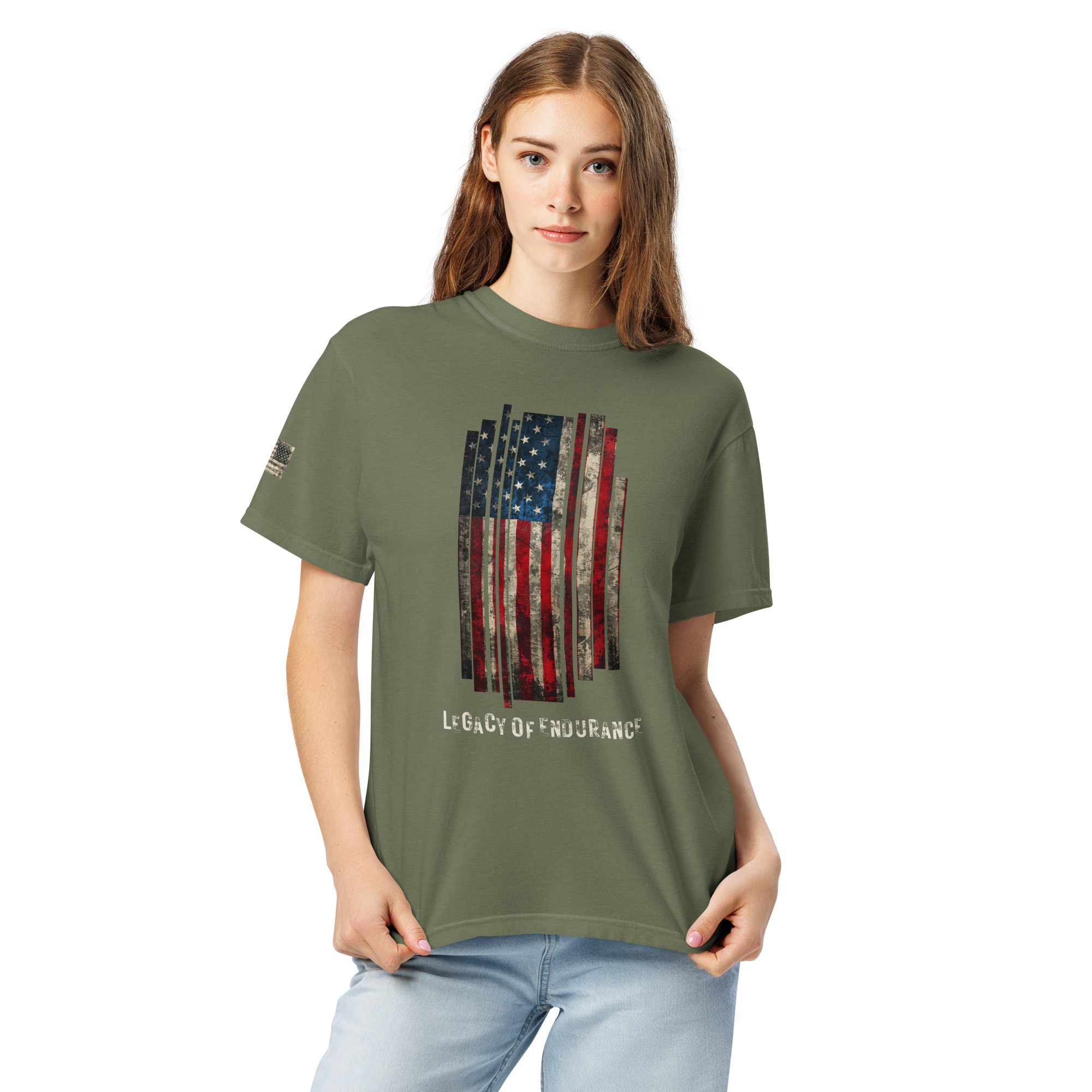 Legacy of Endurance | Signature Triple-Print Tee-dark