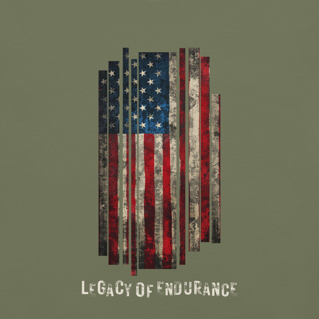 Legacy of Endurance | Signature Triple-Print Tee-dark