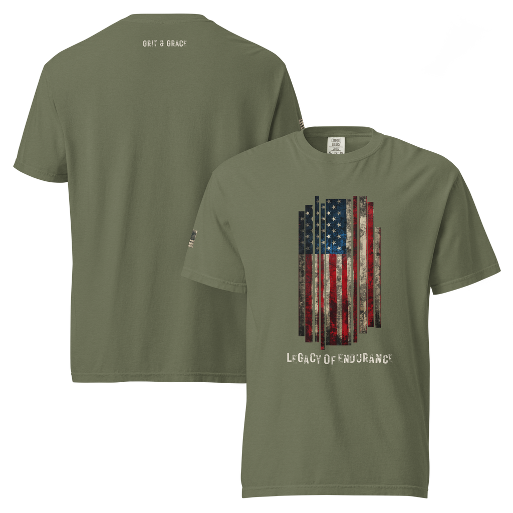 Legacy of Endurance | Signature Triple-Print Tee-dark