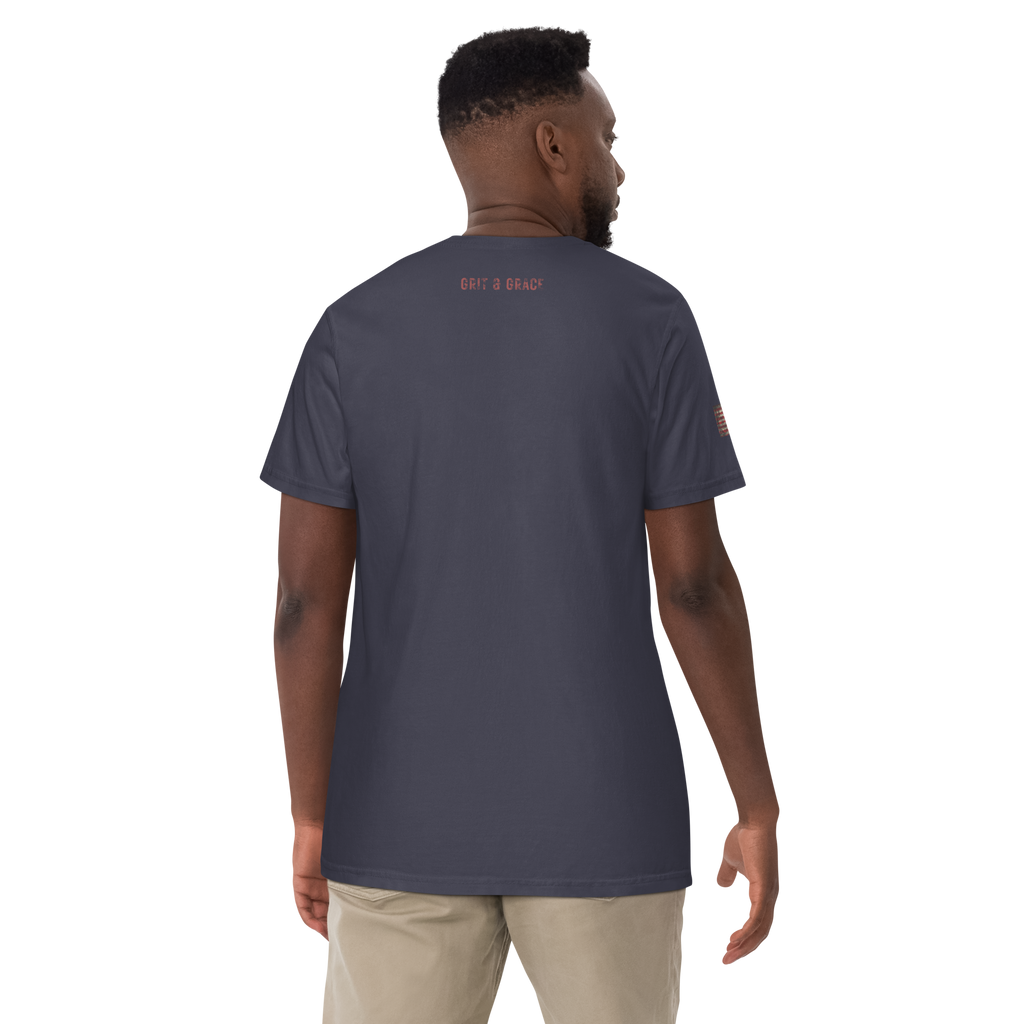 Legacy of Endurance | Signature Triple-Print Tee-Blue
