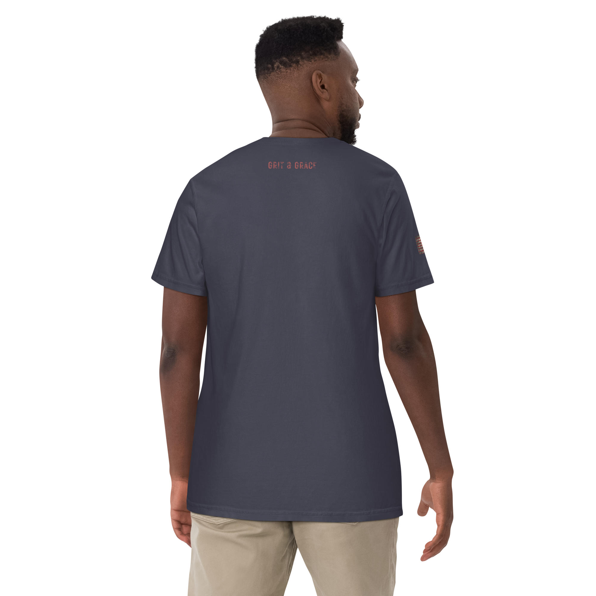 Legacy of Endurance | Signature Triple-Print Tee-Blue