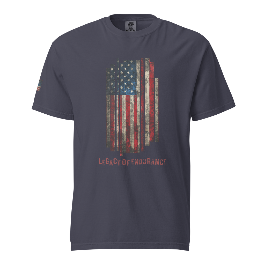 Legacy of Endurance | Signature Triple-Print Tee-Blue