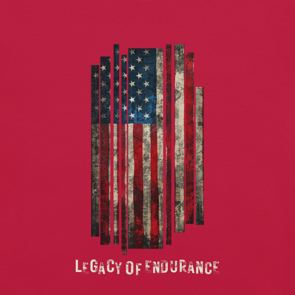 Legacy of Endurance | Signature Triple-Print Tee-Red