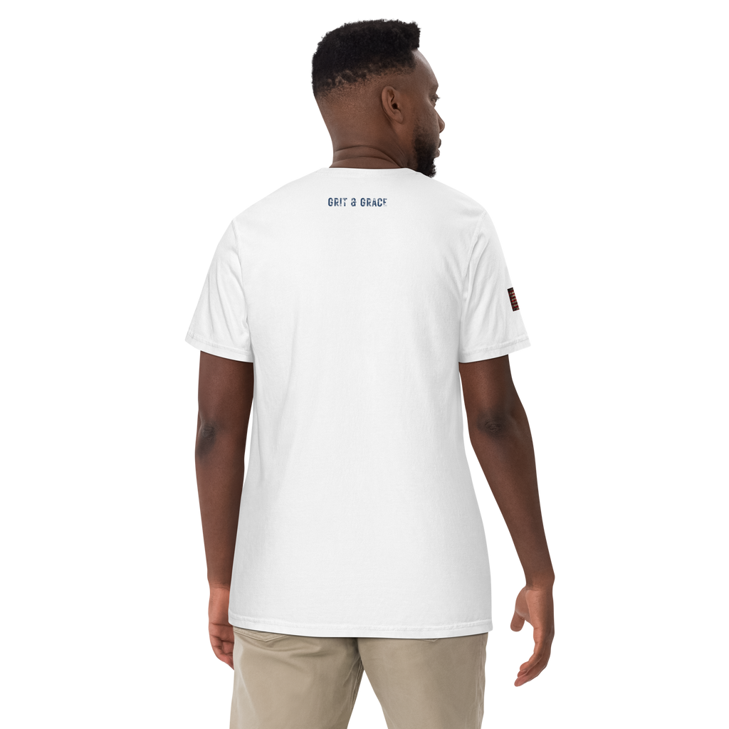 Legacy of Endurance | Signature Triple-Print Tee-White