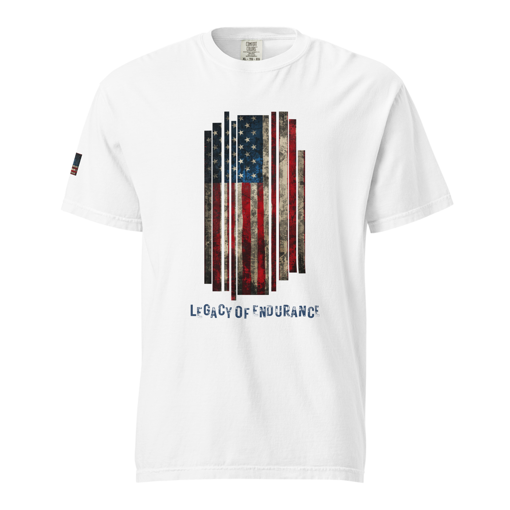 Legacy of Endurance | Signature Triple-Print Tee-White