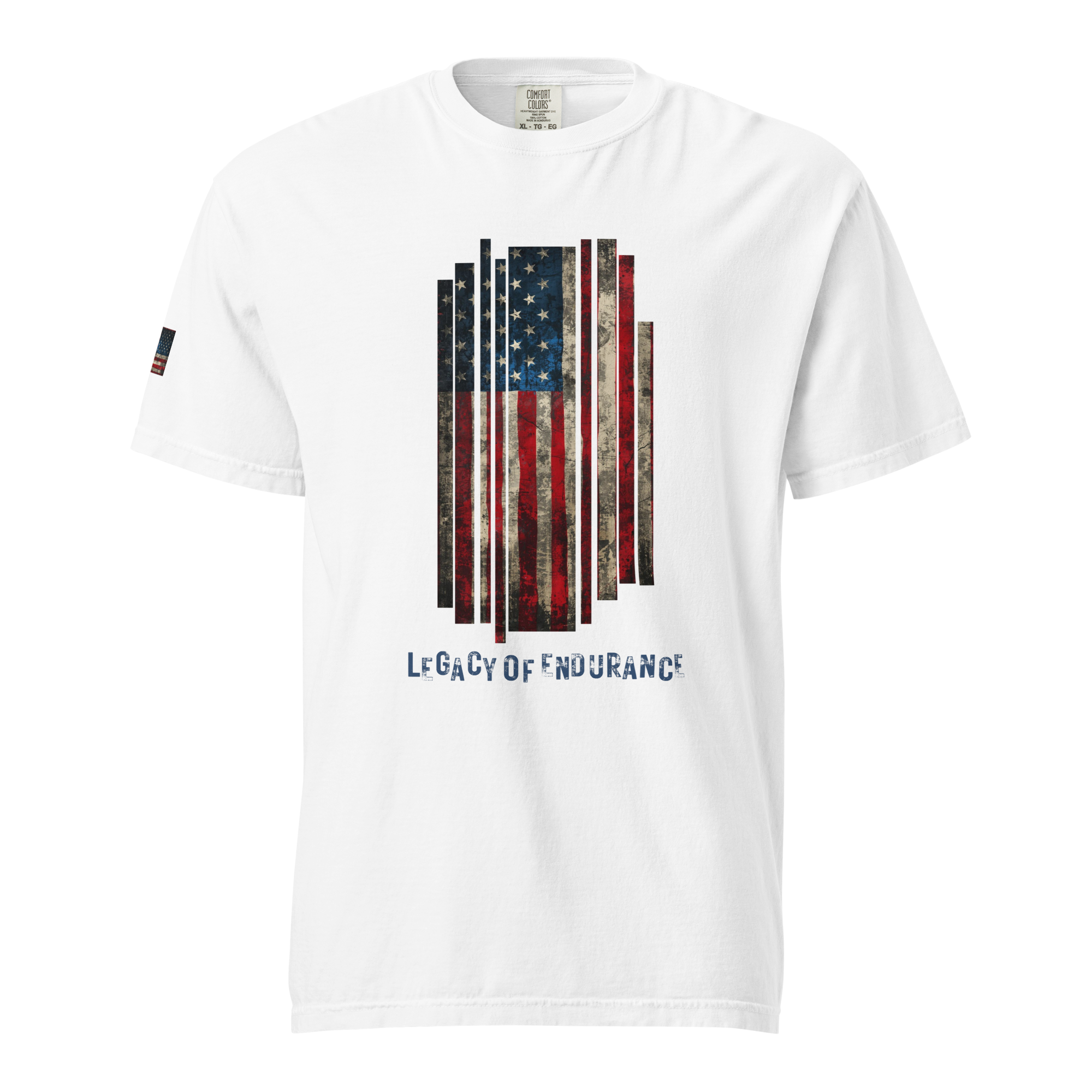 Legacy of Endurance | Signature Triple-Print Tee-White
