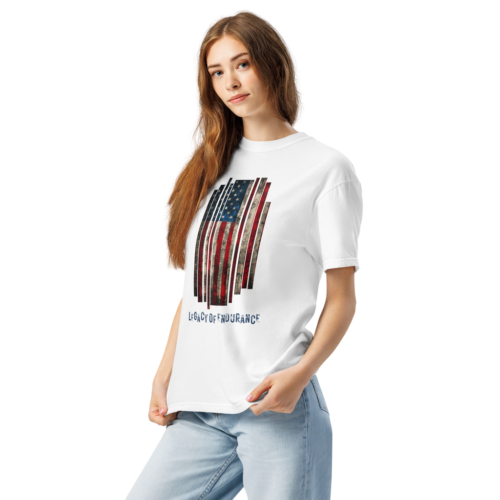 Legacy of Endurance | Signature Triple-Print Tee-White