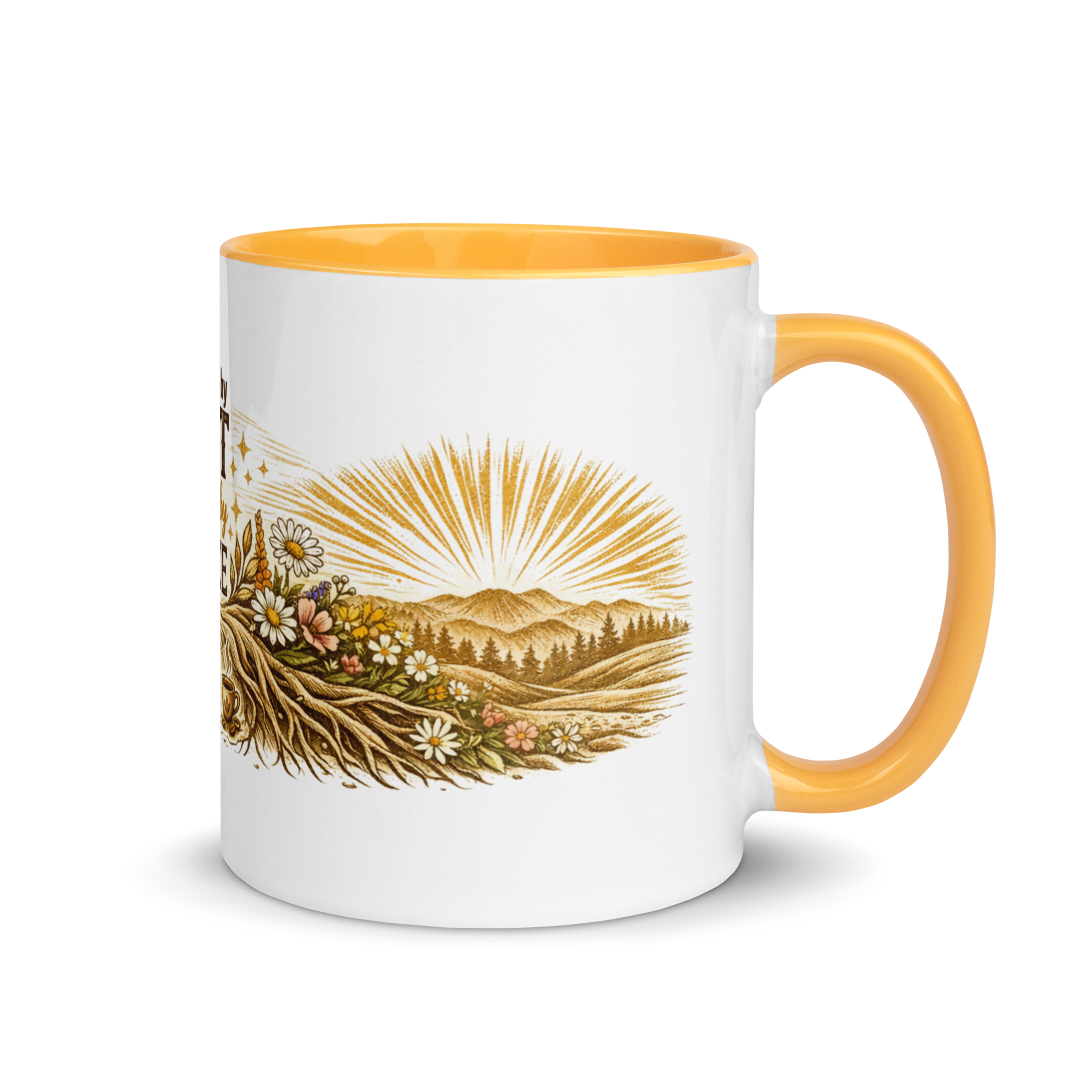 Powered by Grit Guided by Grace Coffee Mug