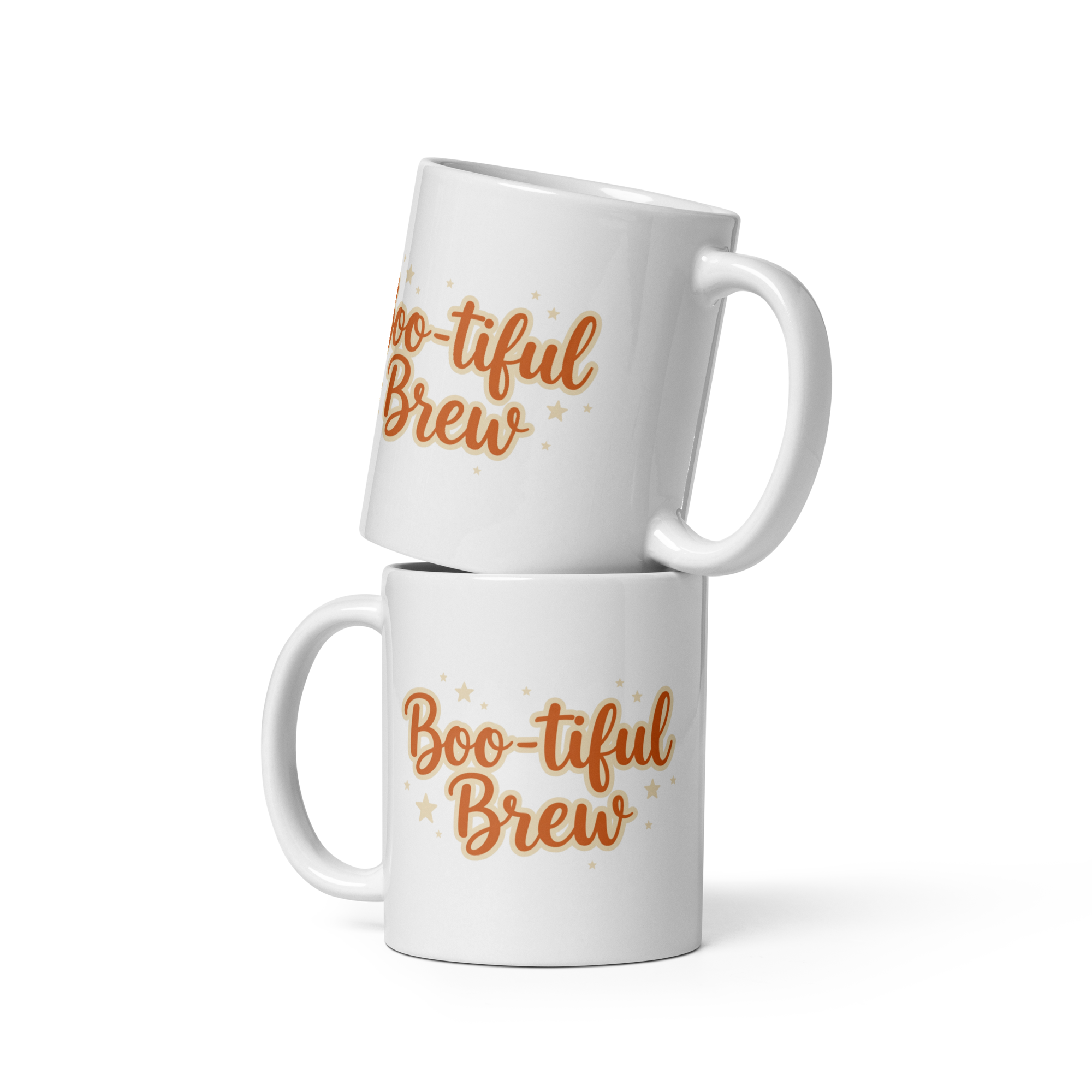"Boo-tiful Brew" Ghost glossy mug 11 oz
