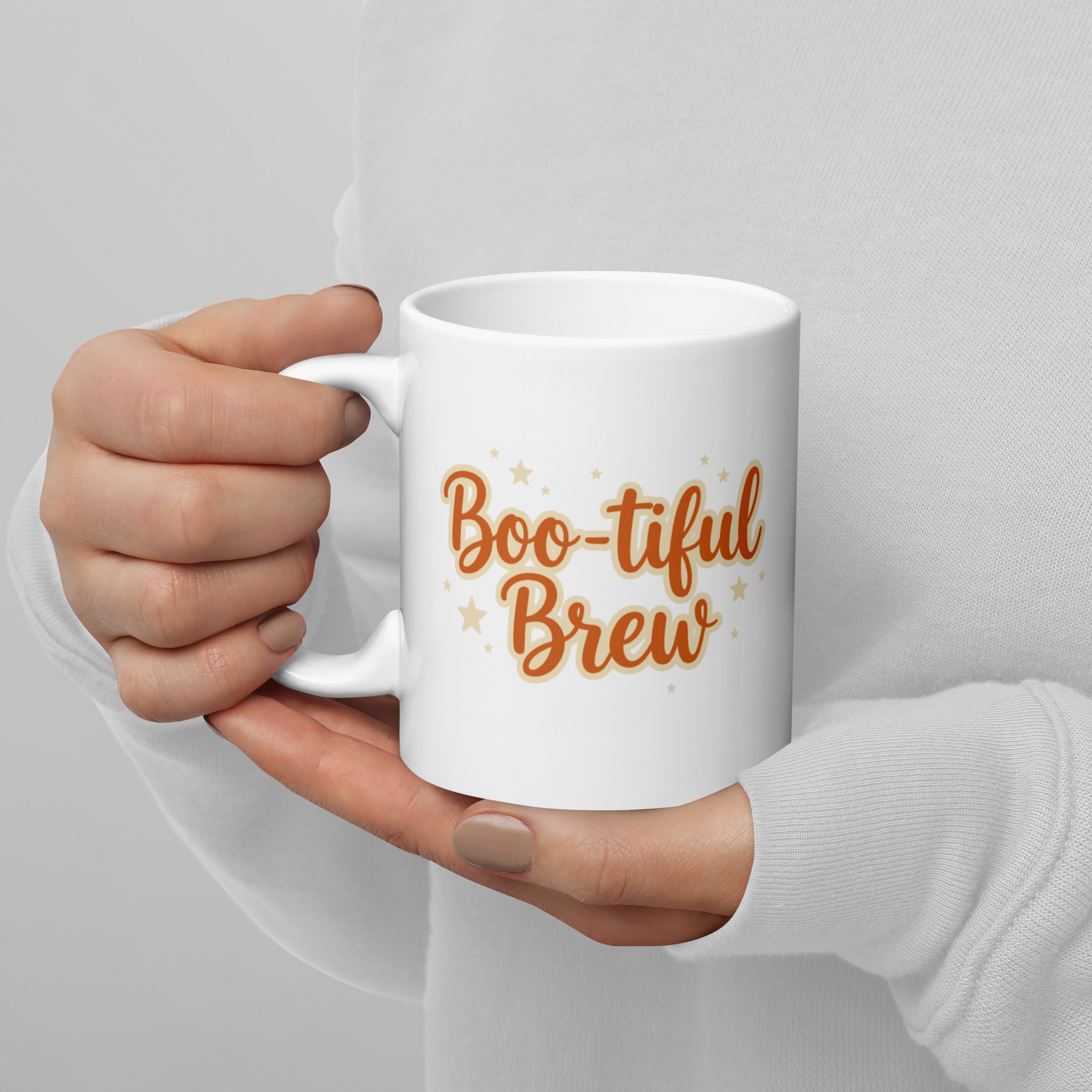 "Boo-tiful Brew" Ghost glossy mug 11 oz