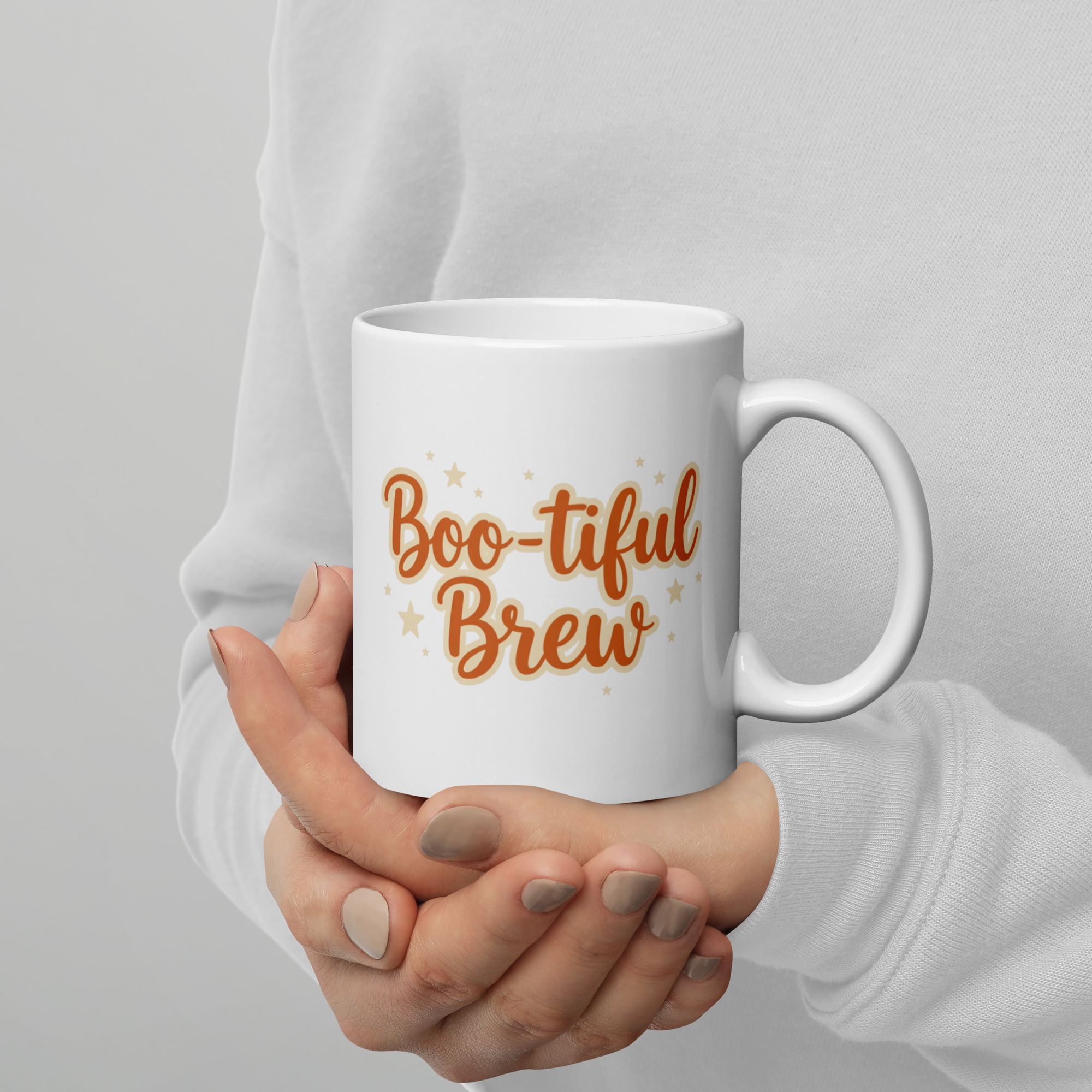"Boo-tiful Brew" Ghost glossy mug 11 oz